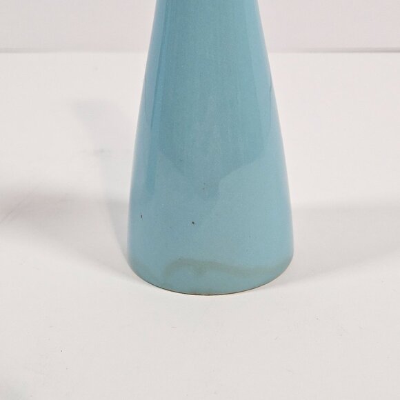 Vintage Mikasa Cera Stone Salt & Pepper Shakers Mid Century Blue Ceramic MCM - Picture 6 of 8